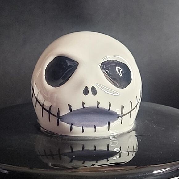 The‎ Nightmare Before Christmas Jack Skellington 18 oz Ceramic Mug With Lid NEW - Picture 2 of 6